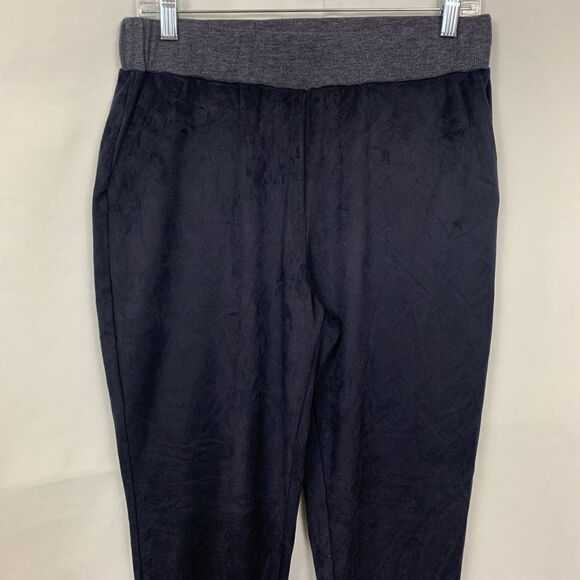 LOGO by Lori Goldstein Faux Suede Jogger Pants - Picture 2 of 7